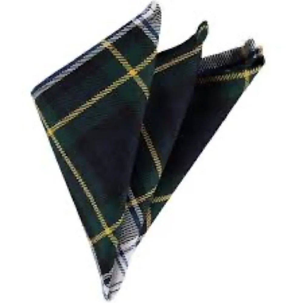 Plaid Scarf V Shape OSFM